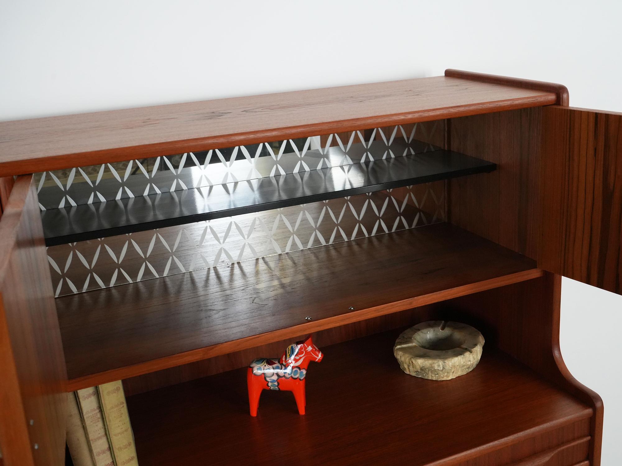 Highboard Teak 1960s 7