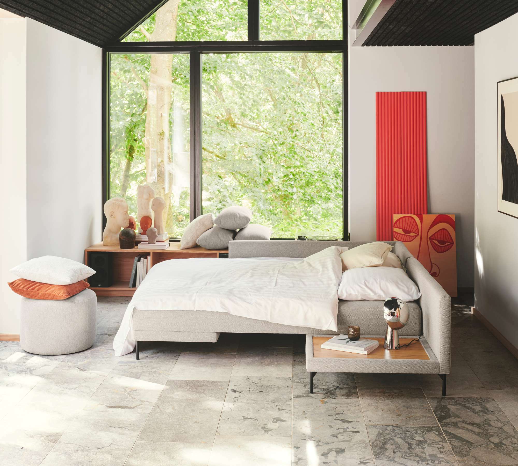 Vivica Schlafsofa Récamiere Links Agnes Brown 5