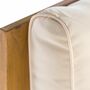 Mavre Loungeecke Akazienholz Textil Beige 4