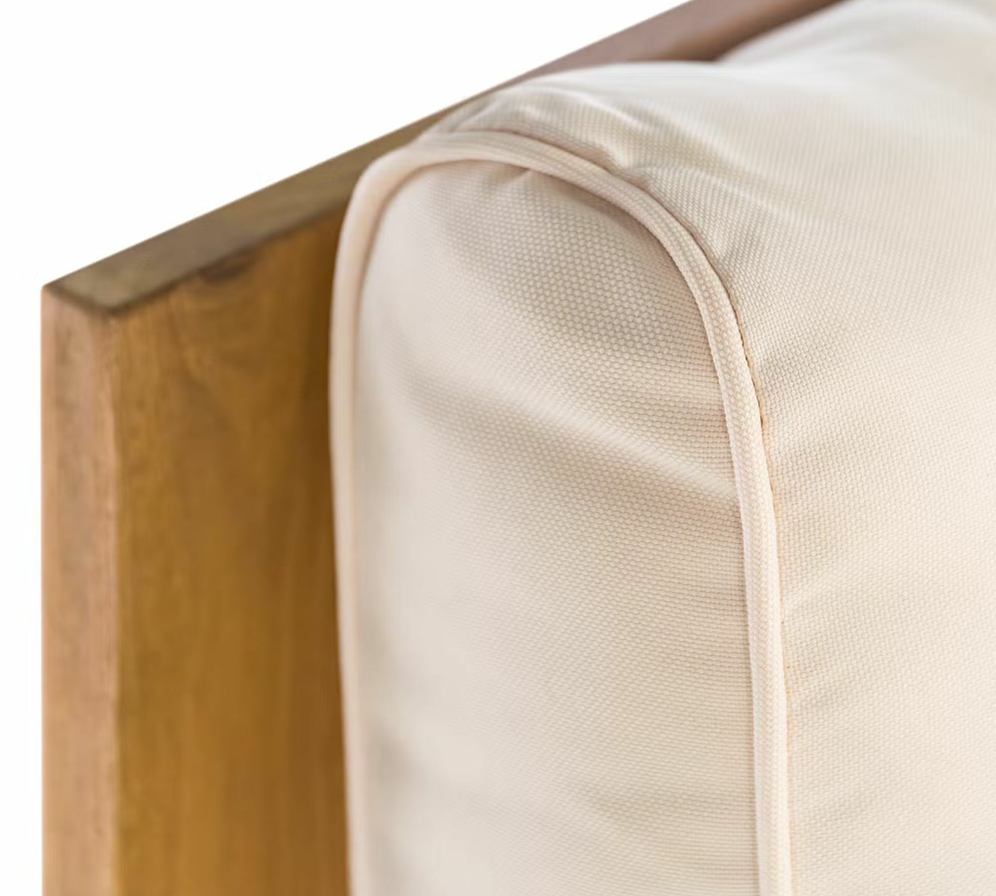 Mavre Loungeecke Akazienholz Textil Beige 4