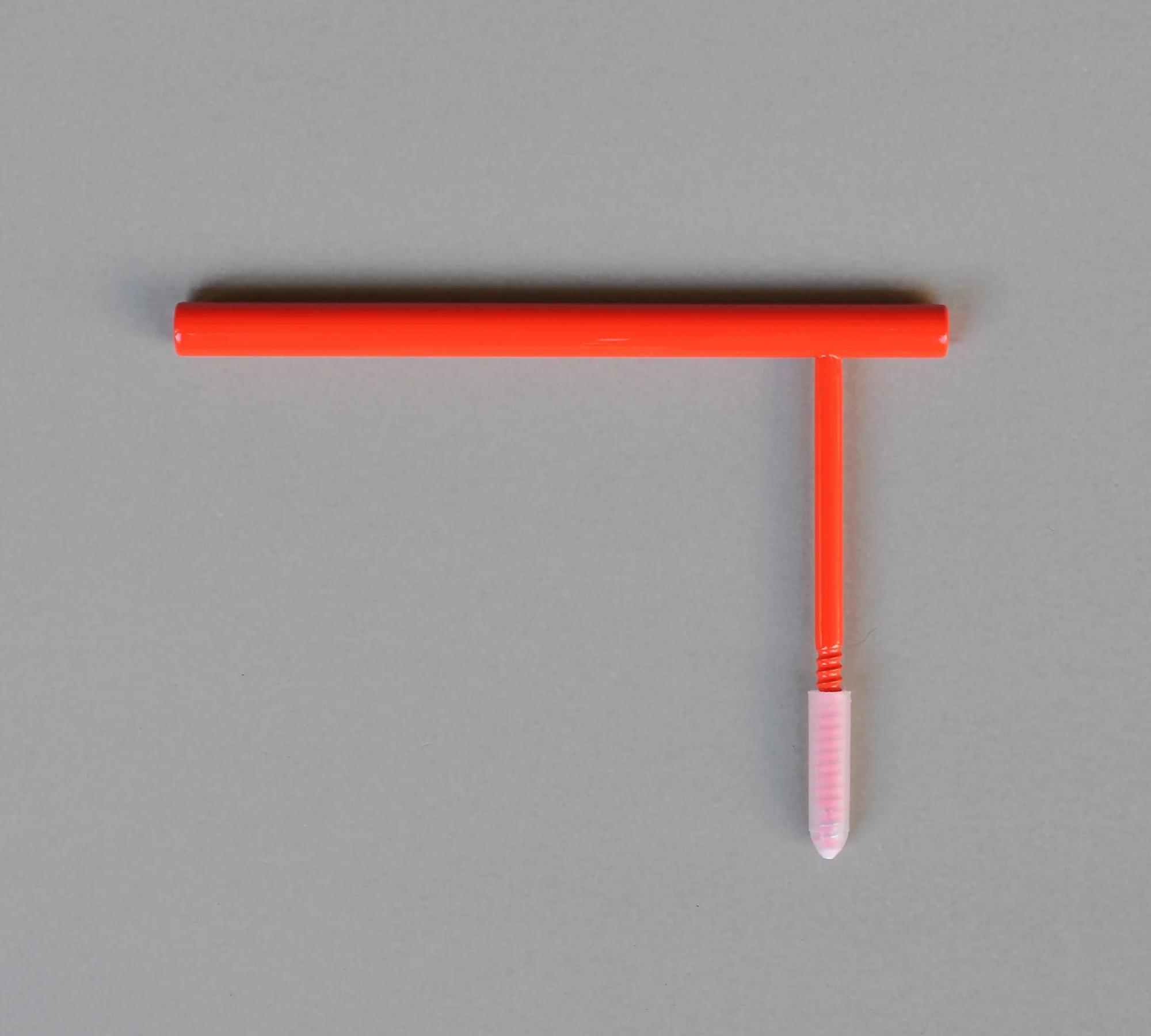 Papiertuchhalter Stahl Pulverbeschichtet Neonrot 1