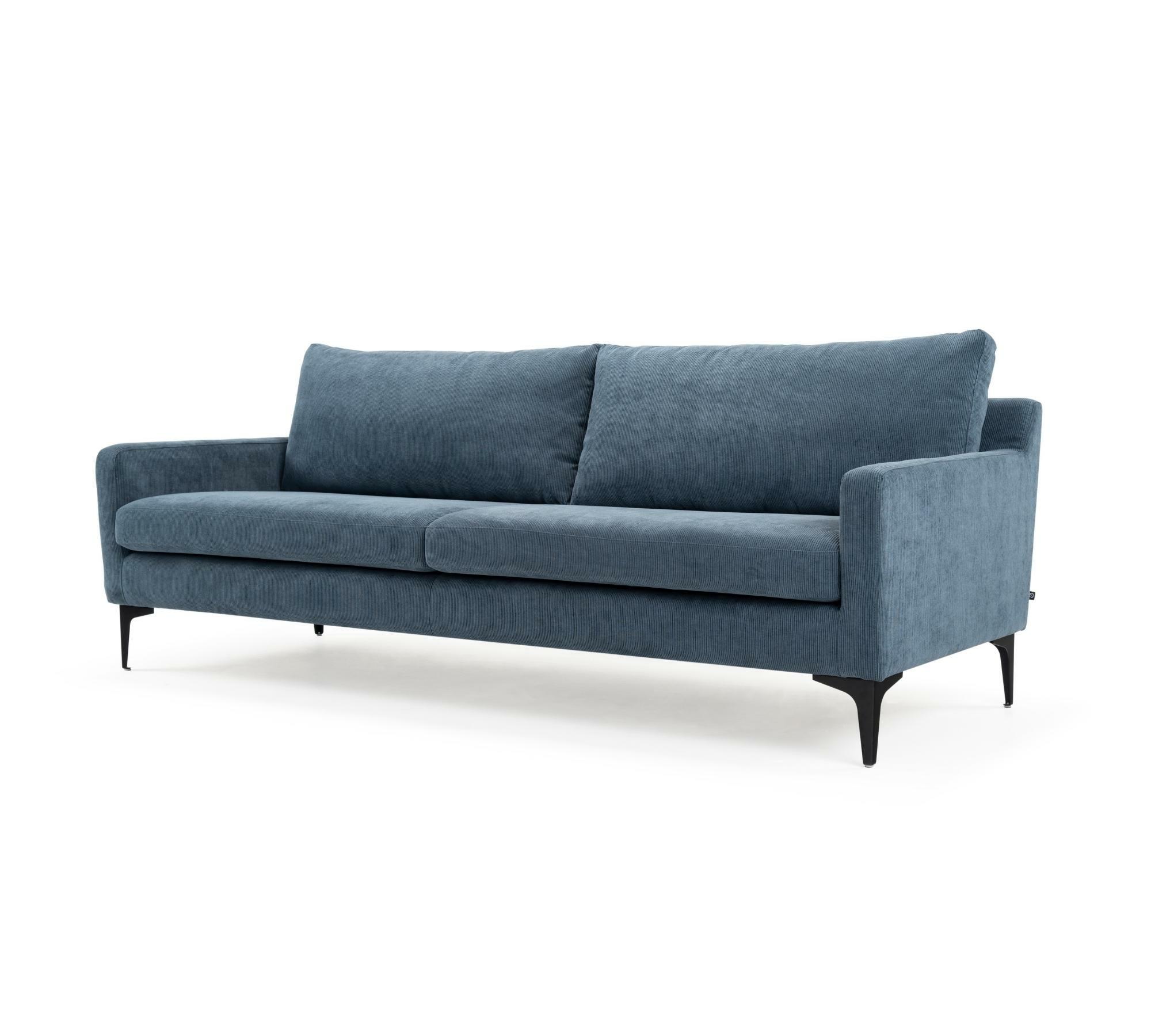 Astha Sofa 3-Sitzer Sorrento Steel Blue 0