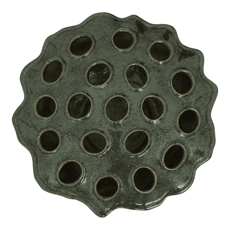 Handmade Nea Vase Ceramic Kalamata-Green 3