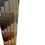 Vintage Stehleuchte Glas 2