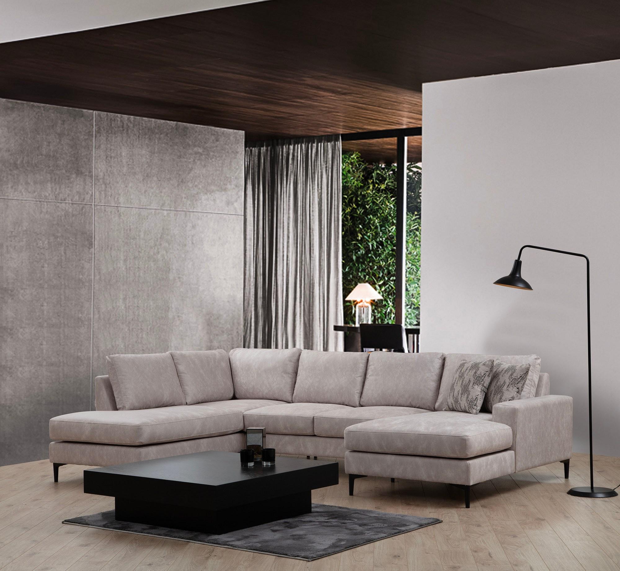 Porto Corner Sofa Beige 0