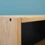 Vintage bookshelf, ash wood, brown, 1970s 5