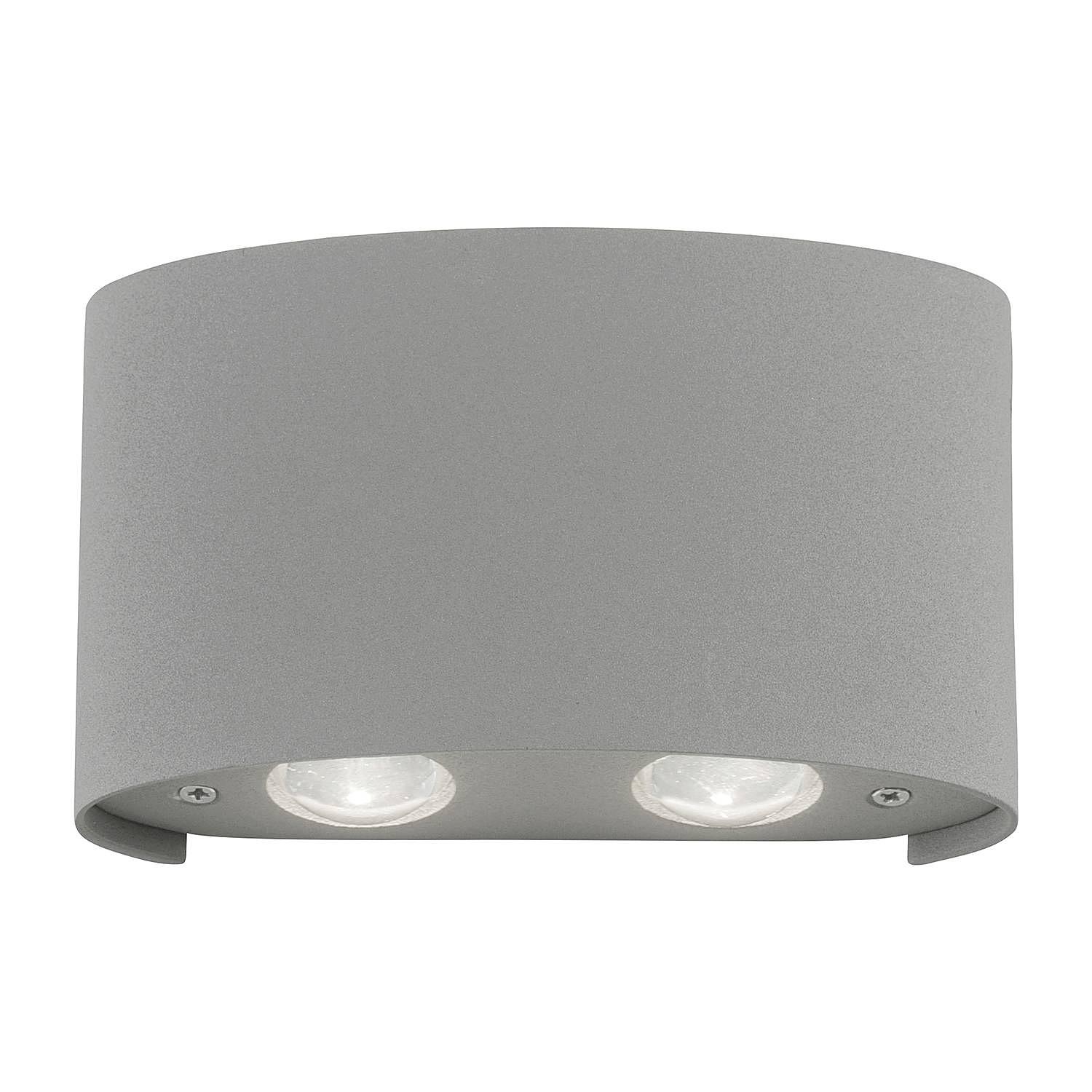 LED-Wandleuchte Carlo II Aluminium Flammenanzahl: 4 1