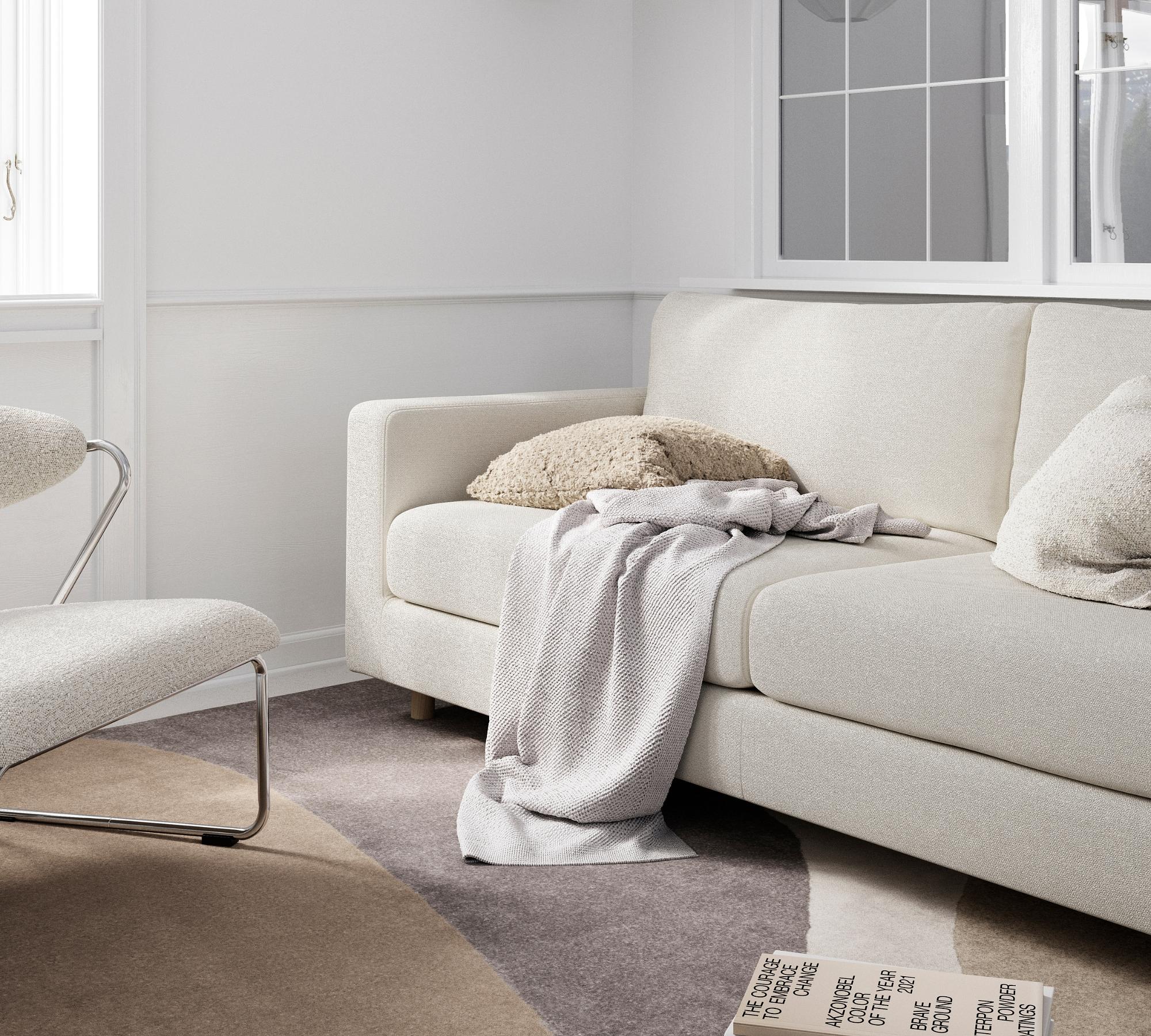 Dylan Sofa 3-Sitzer Mark Sand 3