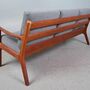 Vintage Senator Sofa 3-Sitzer von Ole Wanscher 1960er Jahre 1