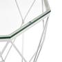 Allure Beistelltisch Glas Chrom 2