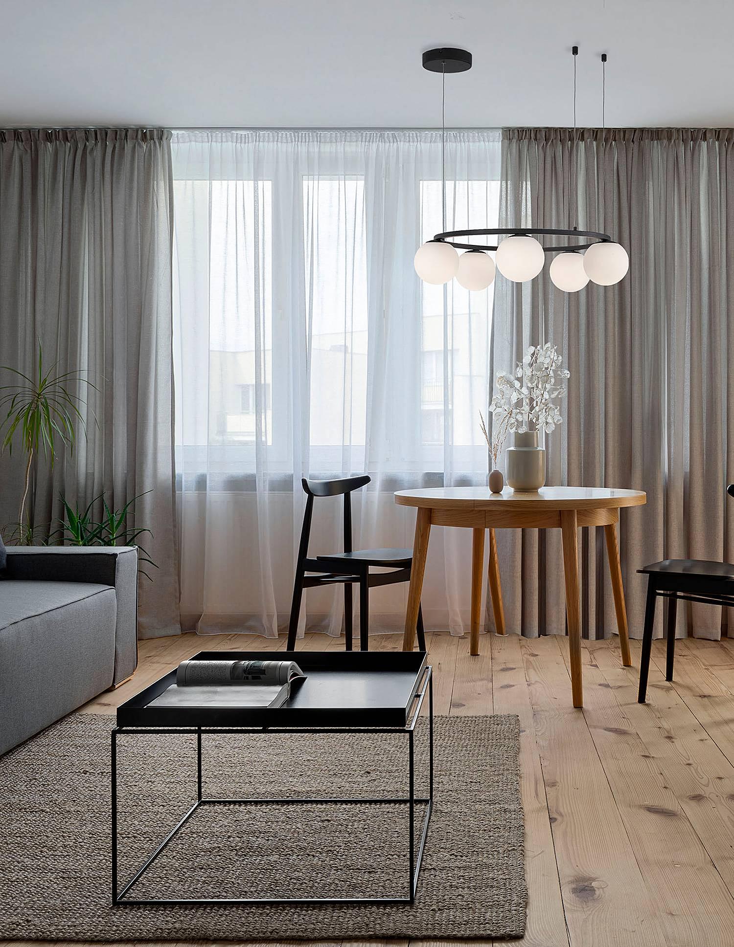 5-Flammig Pendelleuchte Joline Typ A Aluminium 2