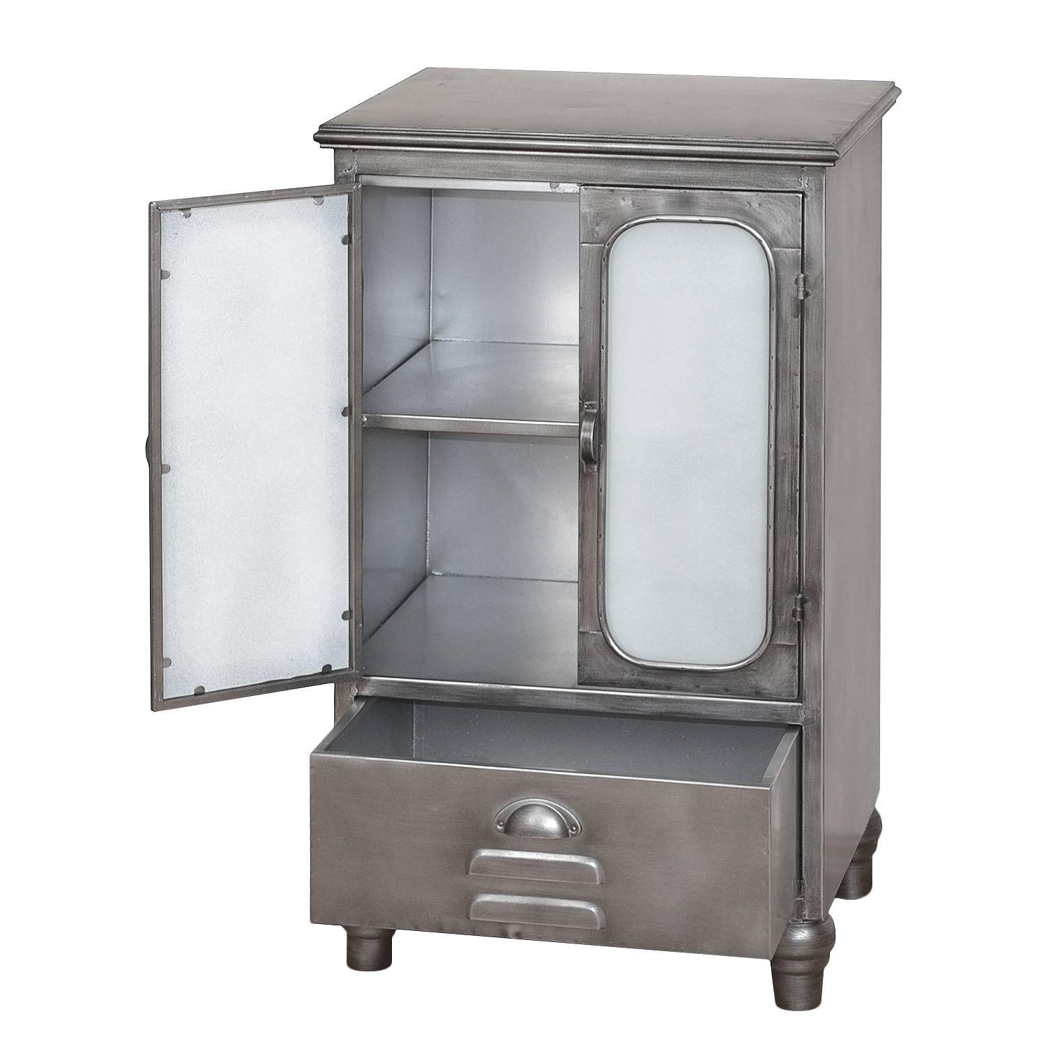 Schrank Yass Metall Antik Silber 2