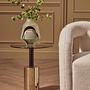 Oria Beistelltisch Edelstahl Eisen Metallic 3