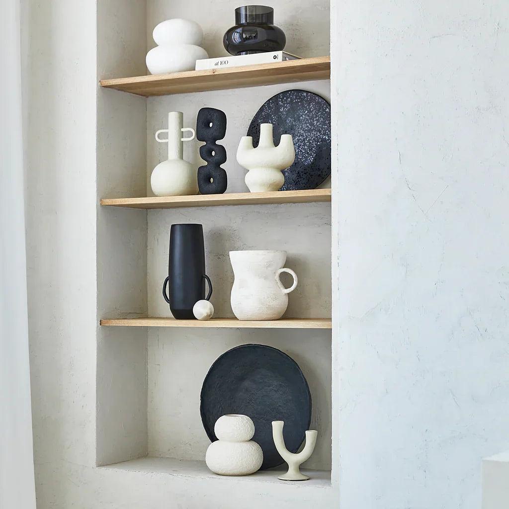 Servierteller Keramik Schwarz 3