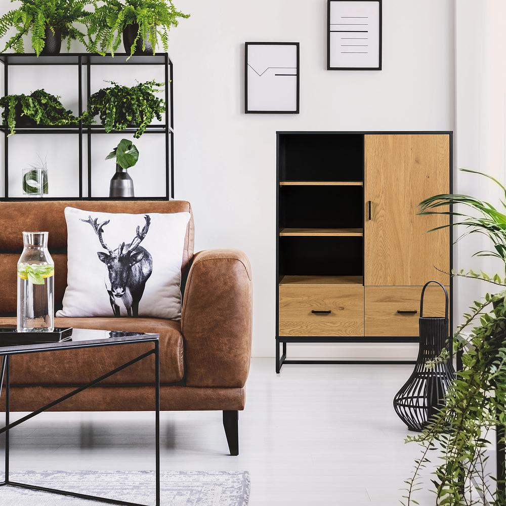 Amio H Cabinet Wood Black 6