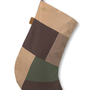 Patchwork Weihnachtsstrumpf Mehrfarbig 0
