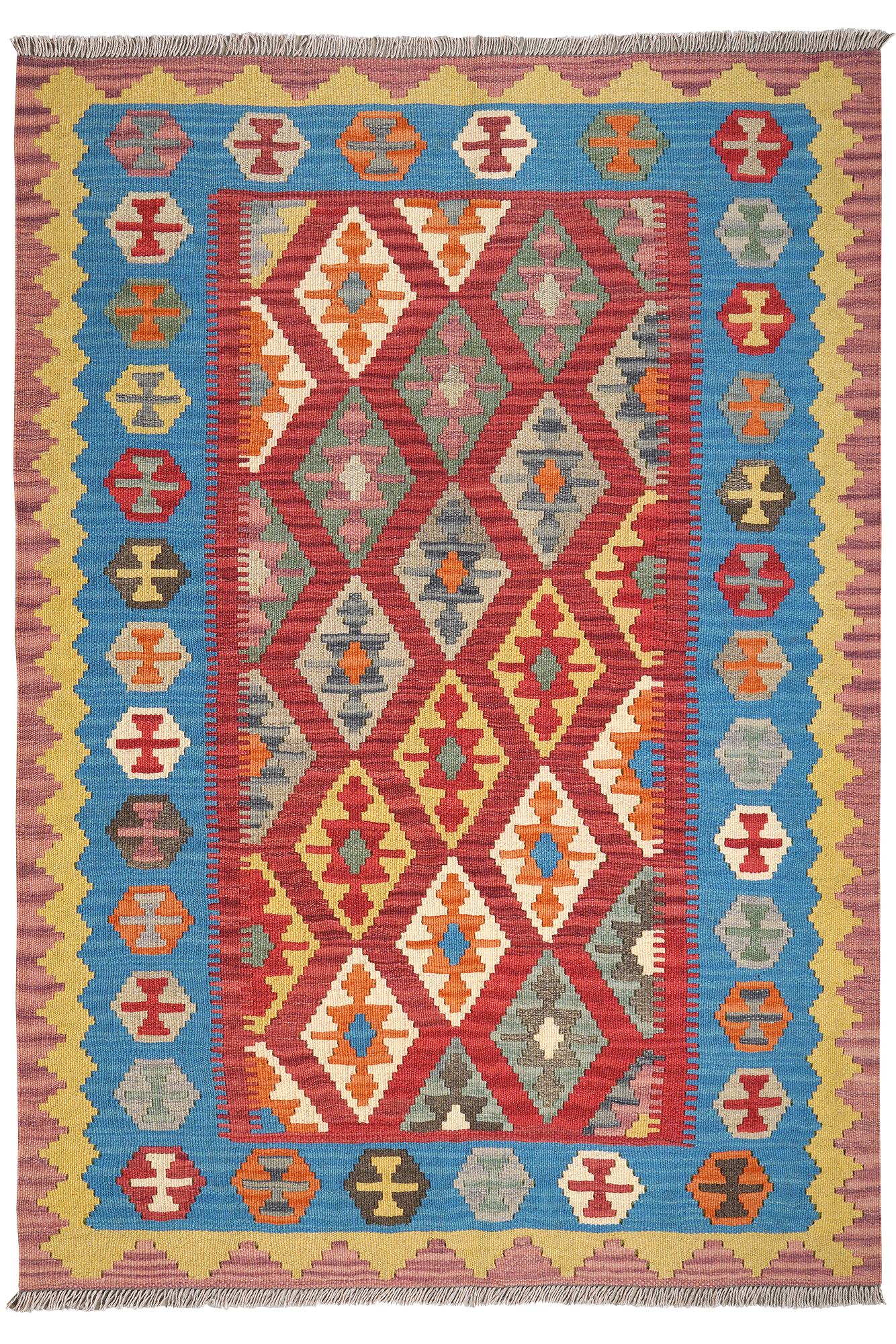 Kelim Gashgai Wool Multicolored 0