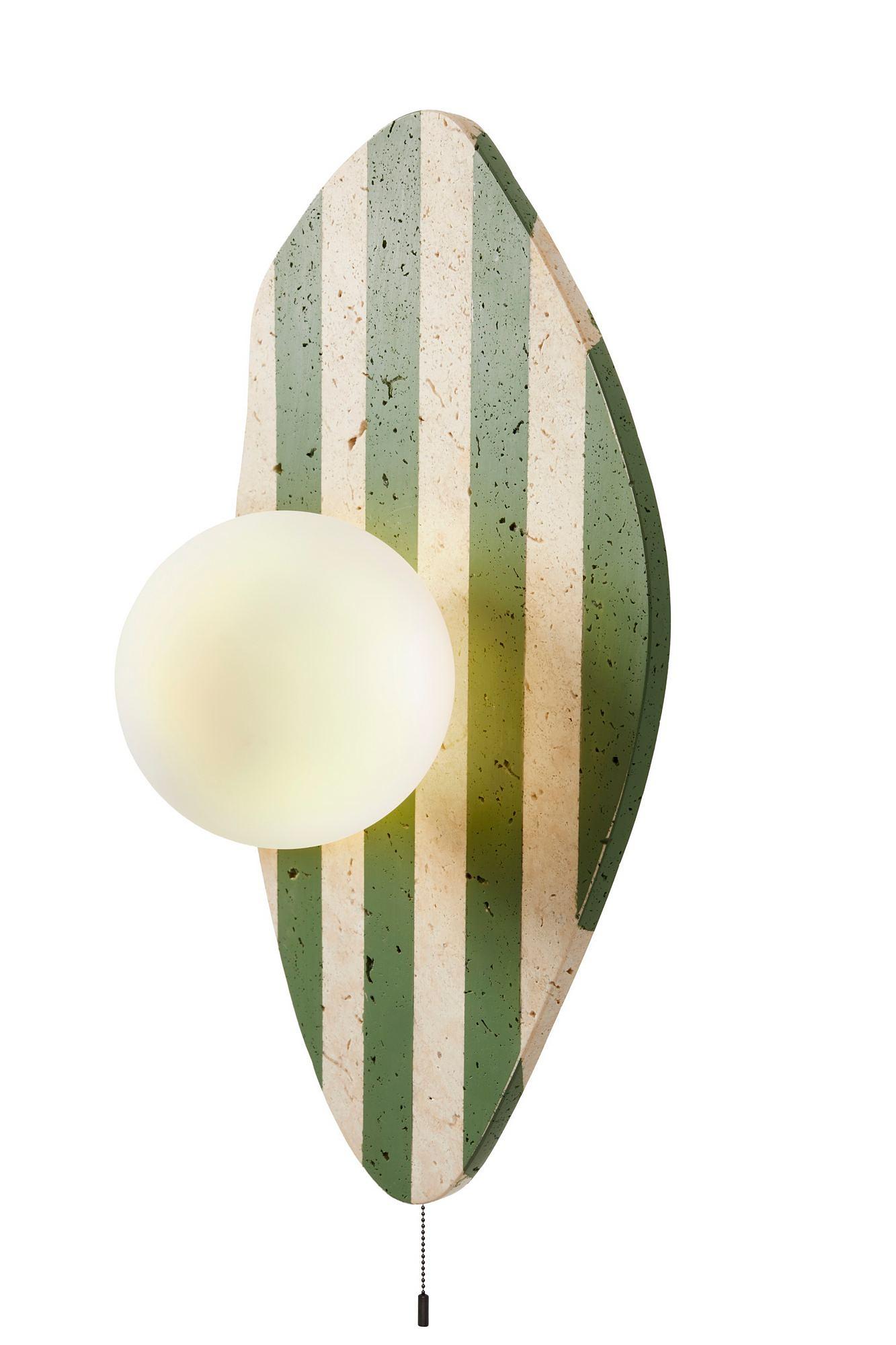 Only Wall Lamp Travertine Green 4