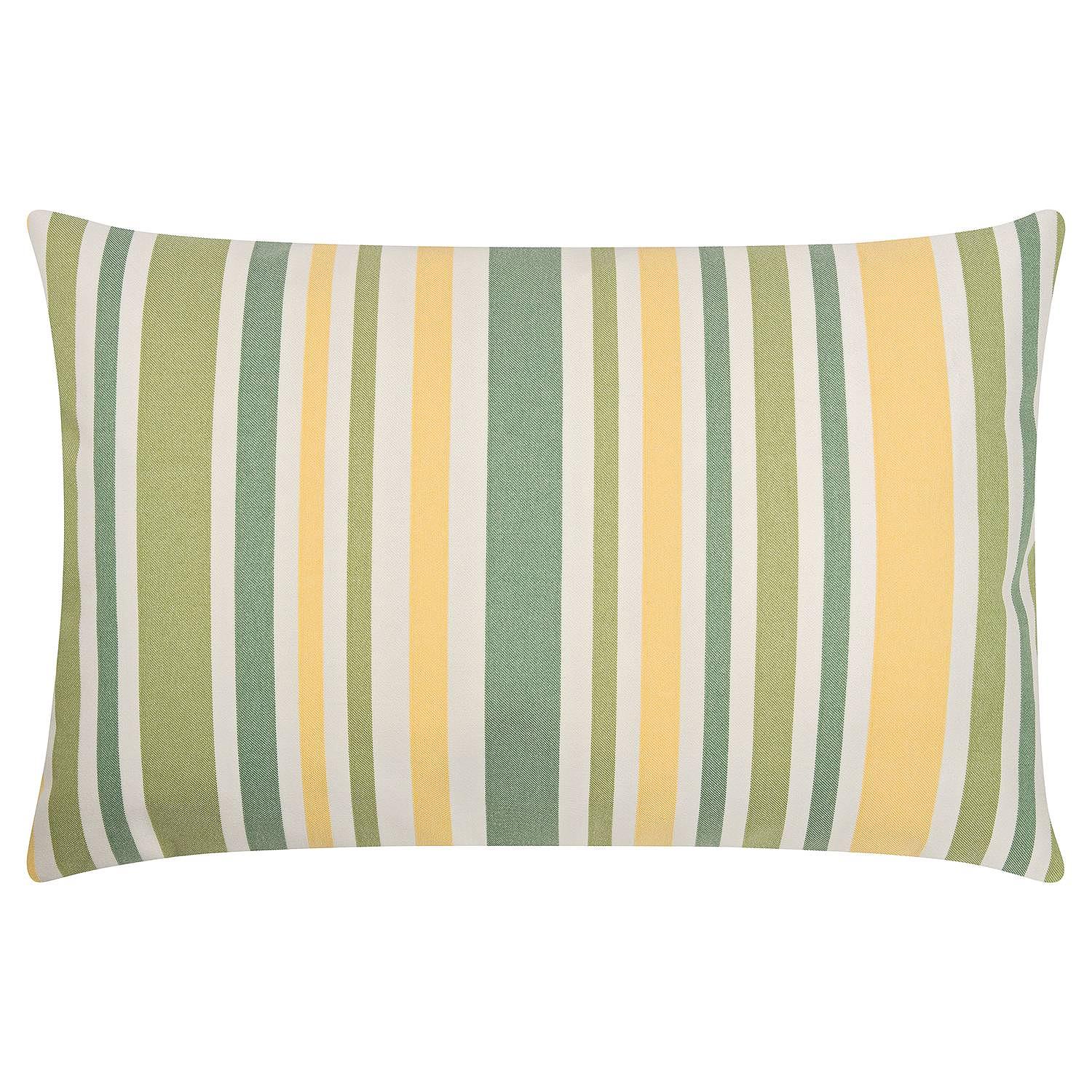 Kissenhülle Marbella Polyacryl Grün / Weiß 60 x 40 cm 0