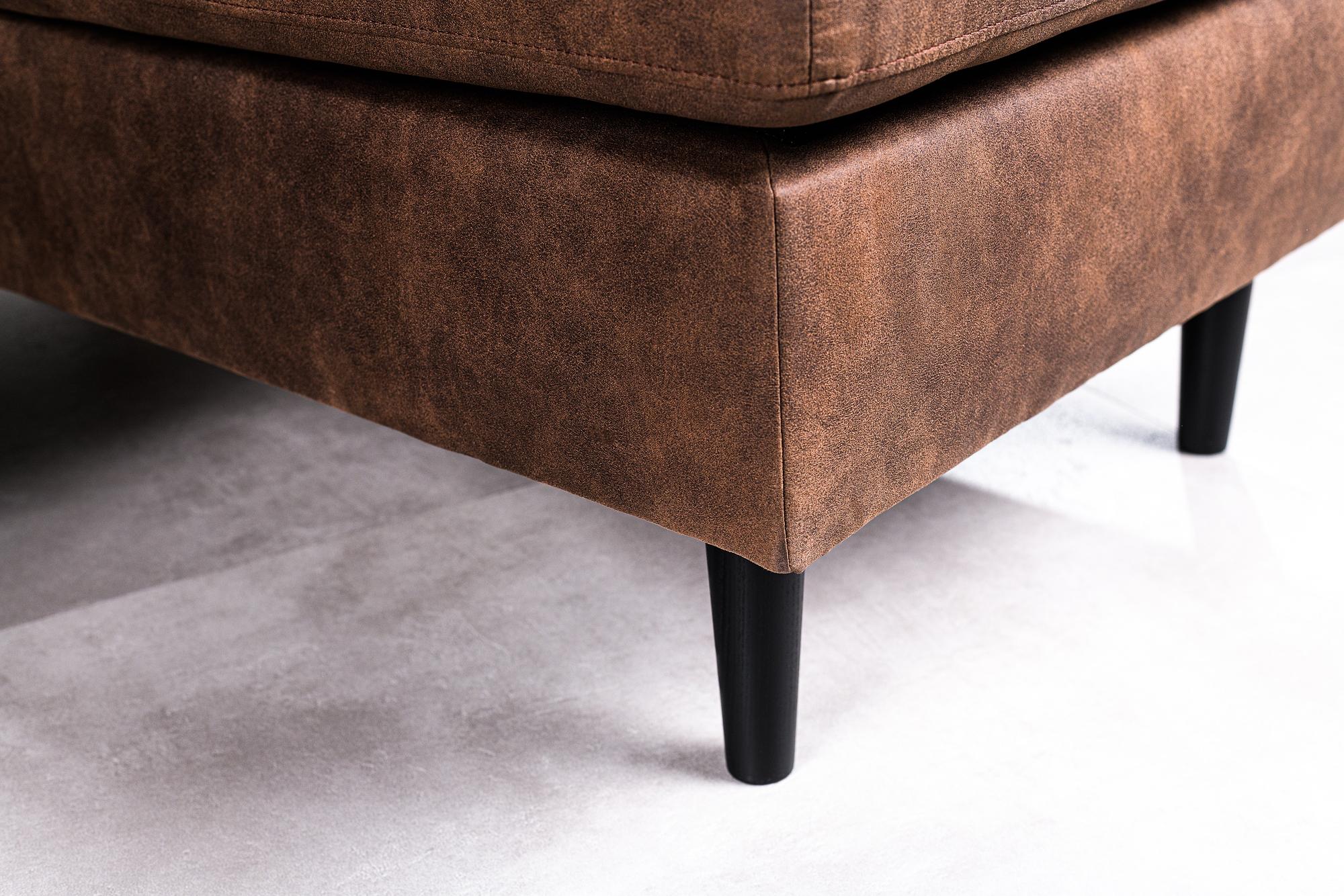 Sofa 3-Seater Chaiselongue Left Right Savannah Brown 2