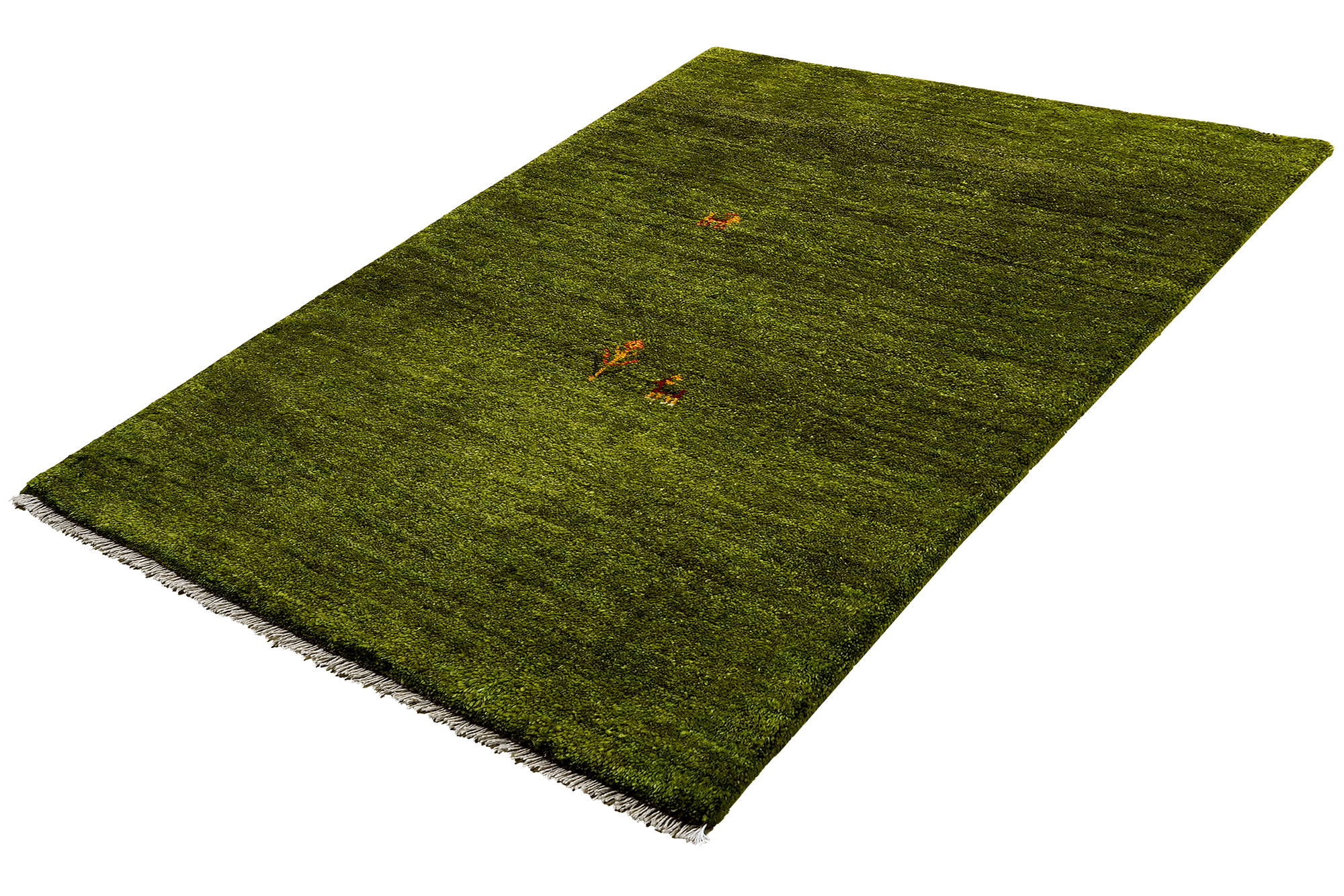 Rizbaf Gabbeh Carpet Wool Green 3