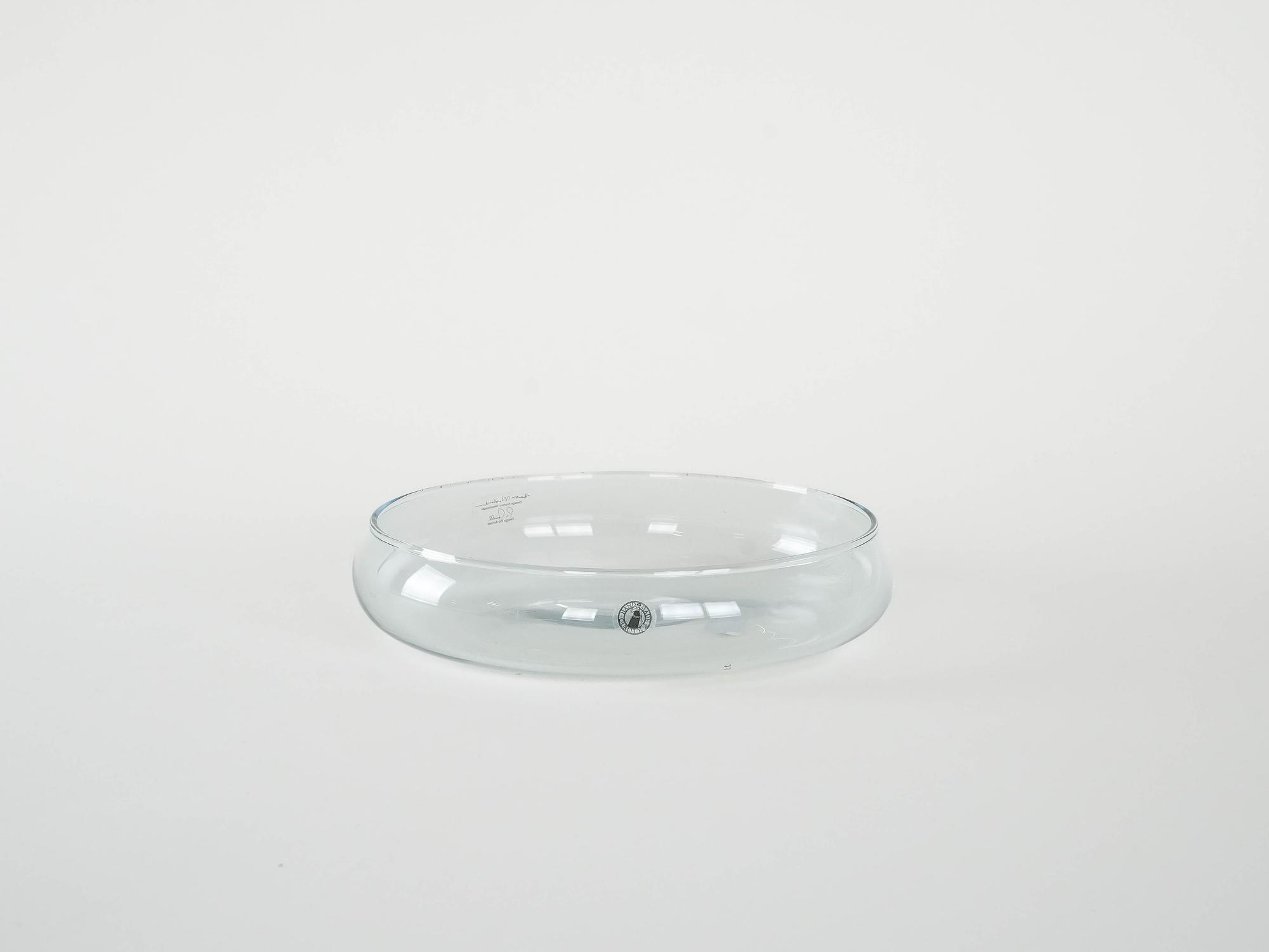 Glass bowl Transparent 1980s 2