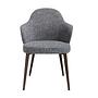 Armchair faux leather gray 5