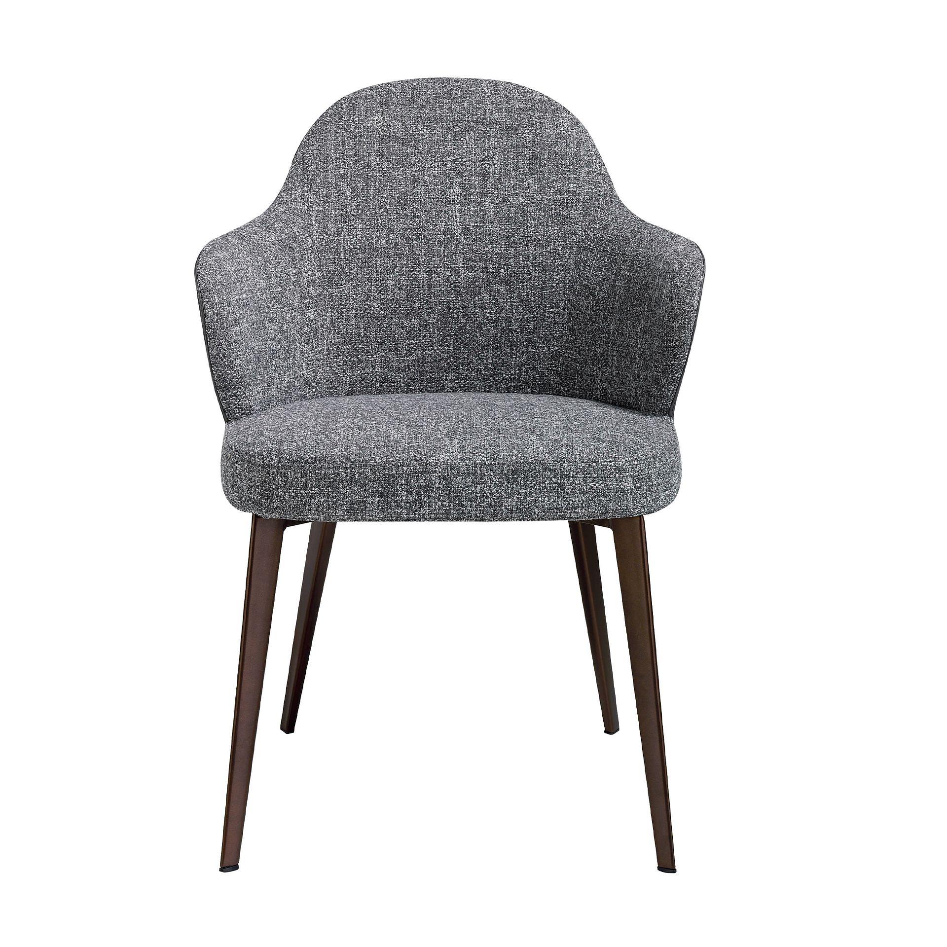 Armchair faux leather gray 5