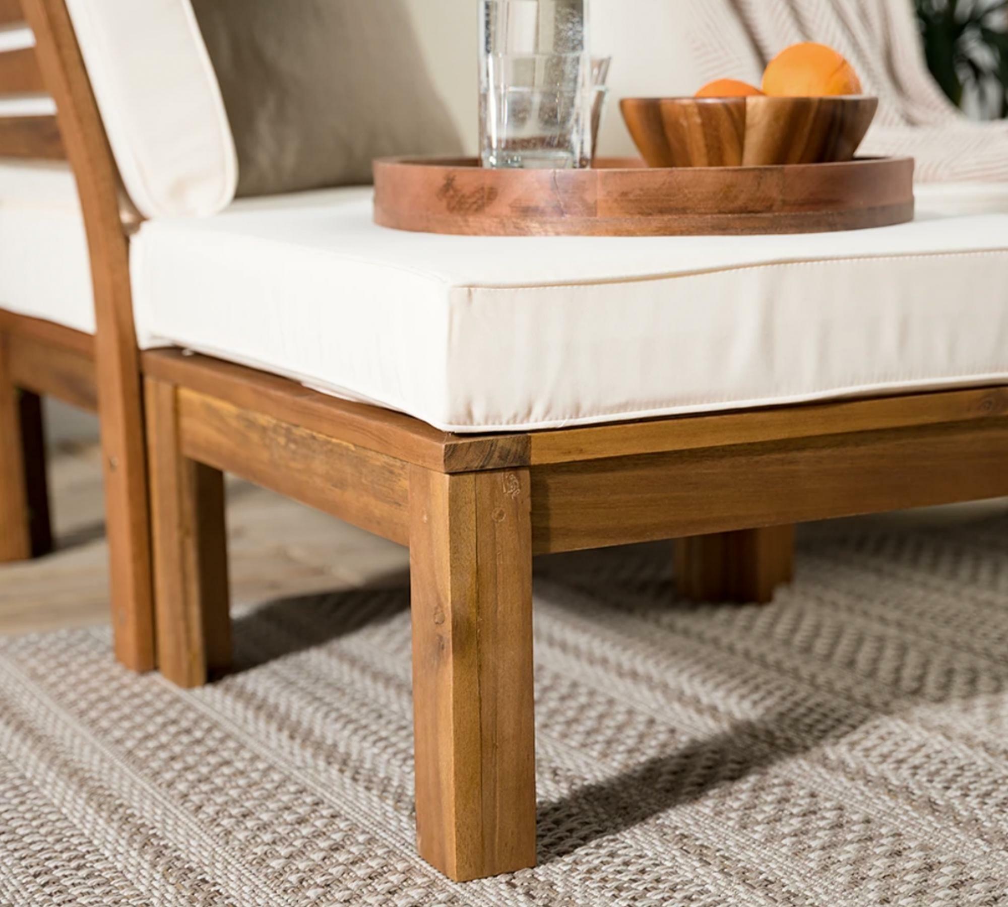 Outdoor-Loungetisch Akazie massiv 3