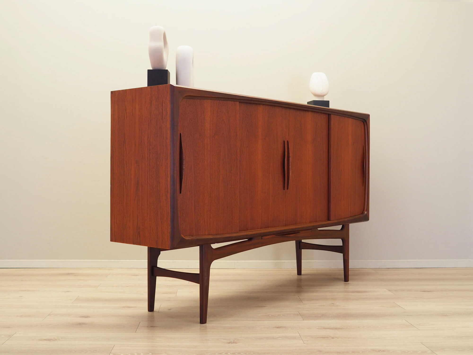 Teak highboard, Danish design, 1970s, production: Denmark 4