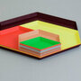 Tablett Kaleido XS Metall Rot 5