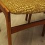 6x Dining chair teak 1970s 14