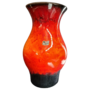 Vintage Vase Keramik Orange 0