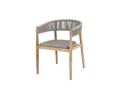 Miara Outdoor Garden Chair 1-Seater Textile Beige 60x58x76 cm 0