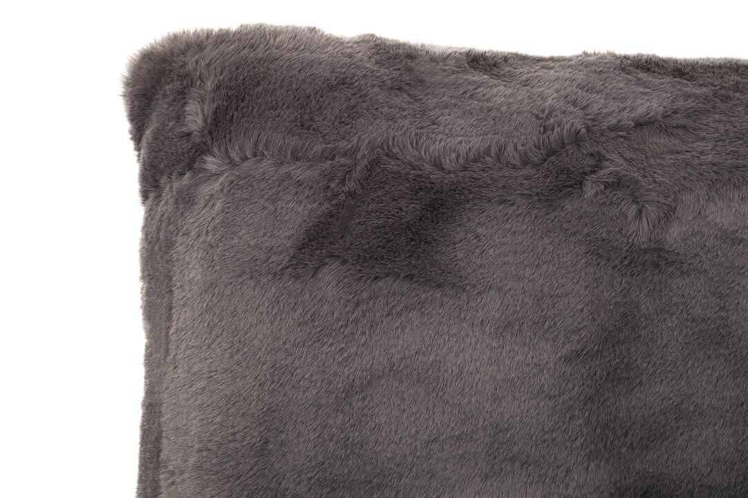Bosie Lamina Grey Square Fur Kissen 7