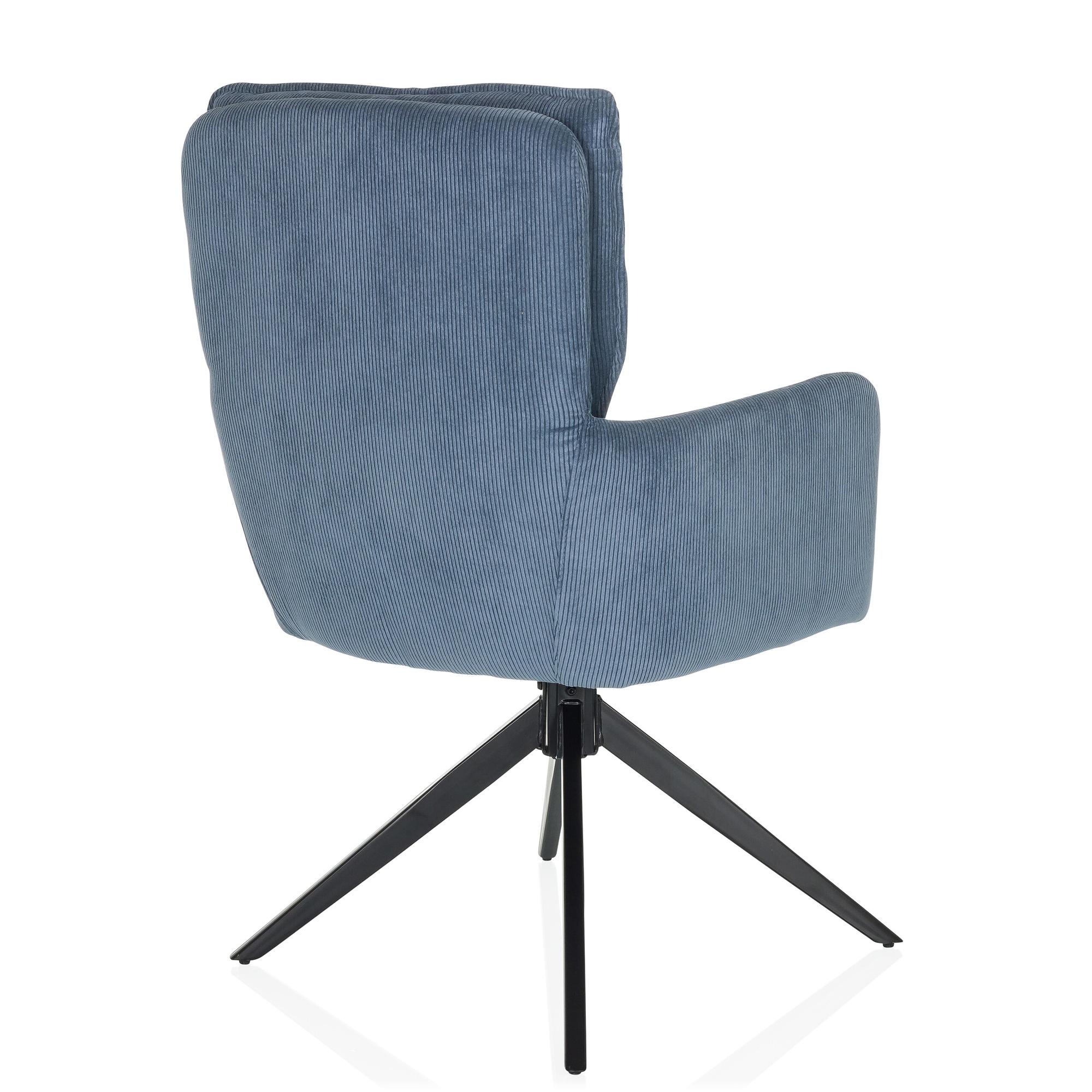 TARUGO Drehstuhl Stoff Blau 8