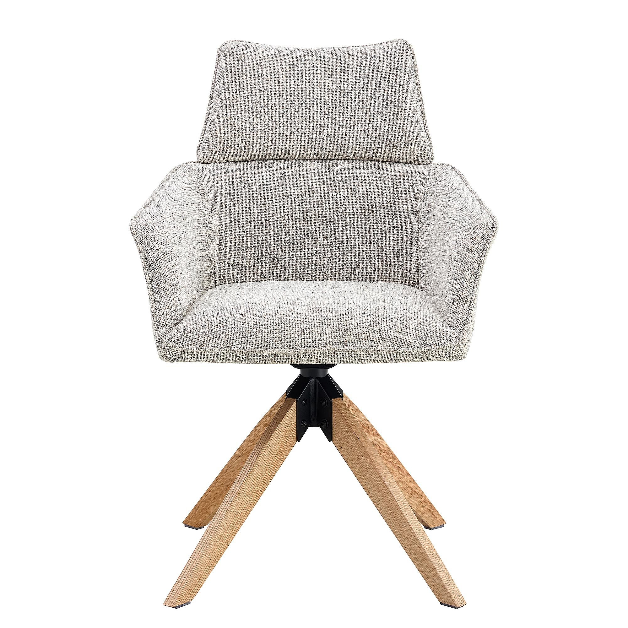 Armchair TUBEI Set of 2 Beige 1