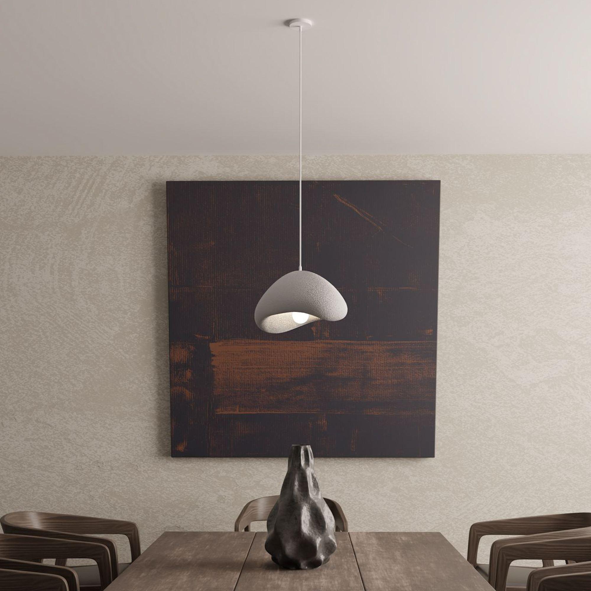 1-Flammig Wabi Sabi Quiet Current Pendelleuchte Beton Grau 2