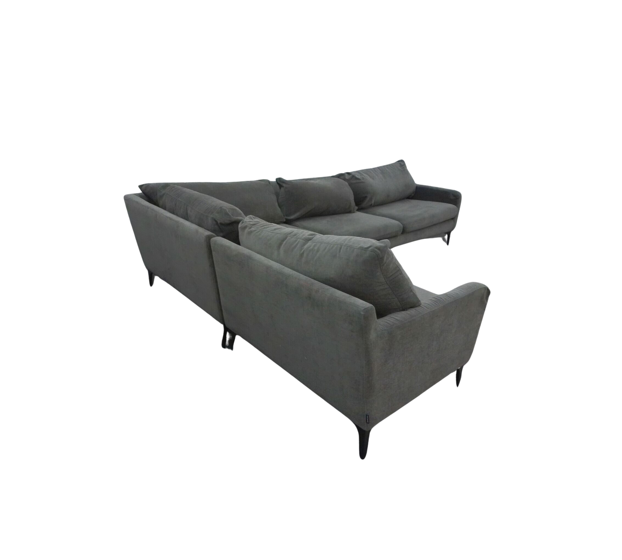 Astha Sofa Récamiere Links Danny Steel Grey 1