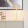 Ellen Tischleuchte Aluminium Beige 1-flammig 1