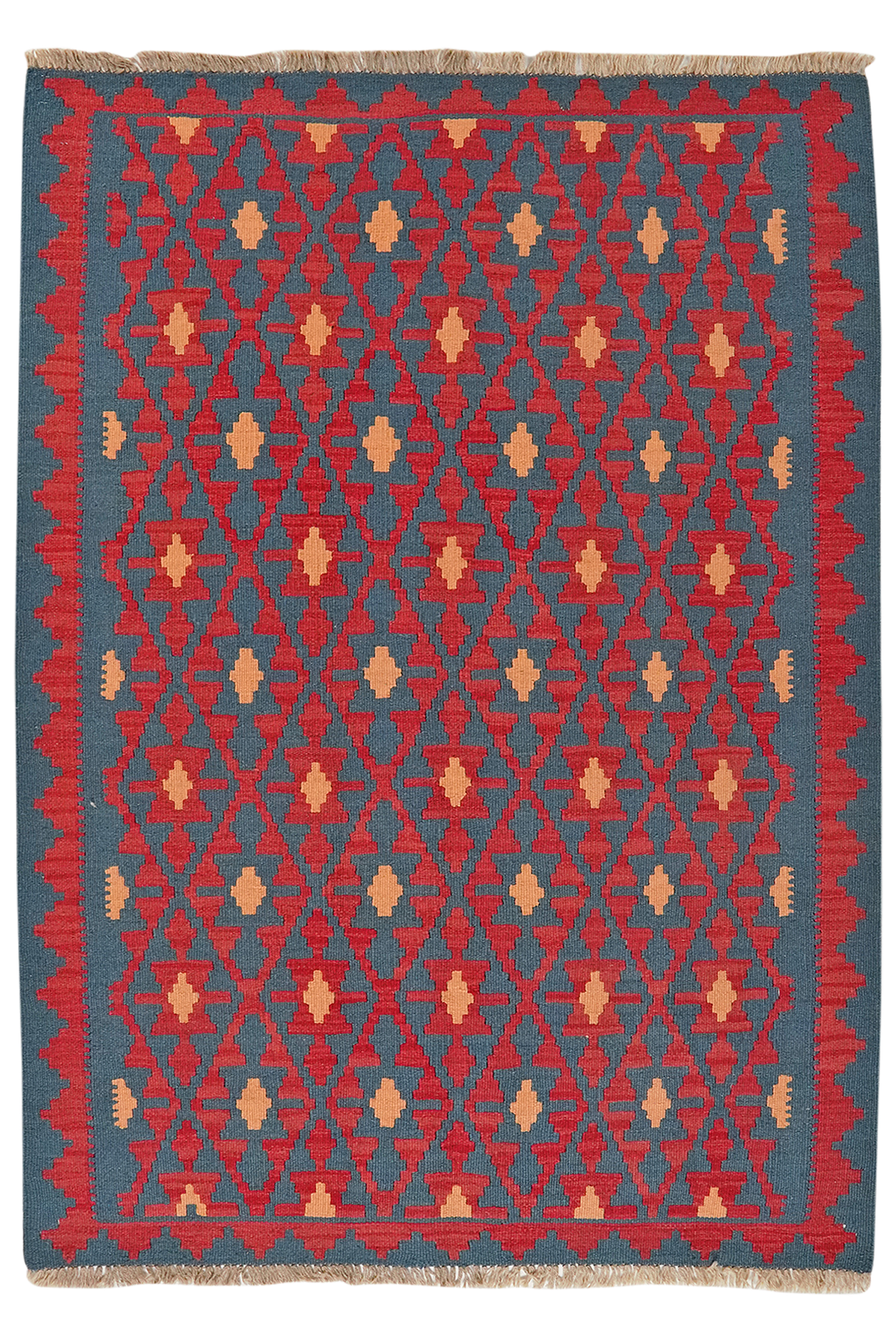 Kilim Gashgai Teppich Mehrfarbig 0