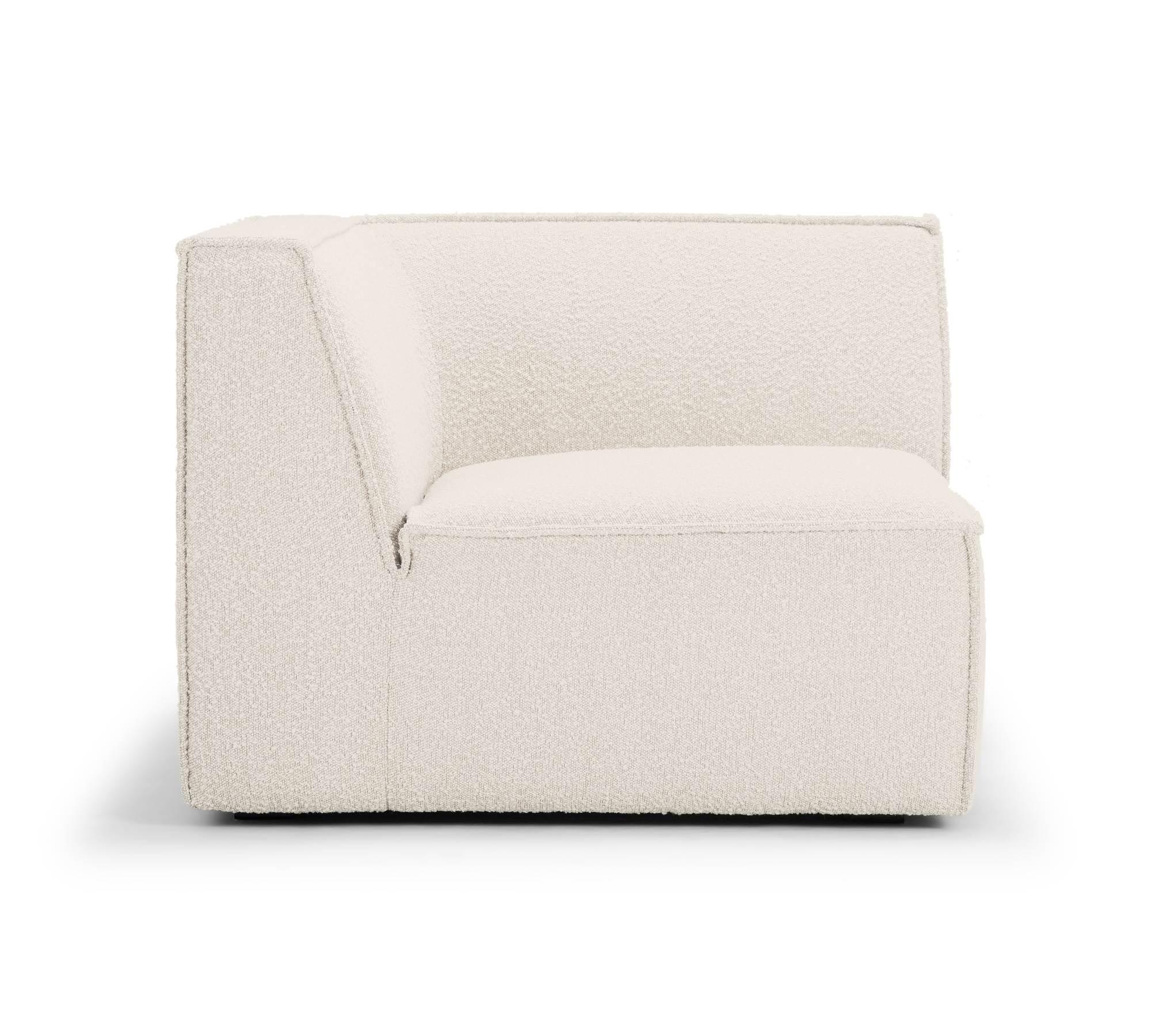 Dane 1-Sitzer Eckmodul Links Maya Cream 1