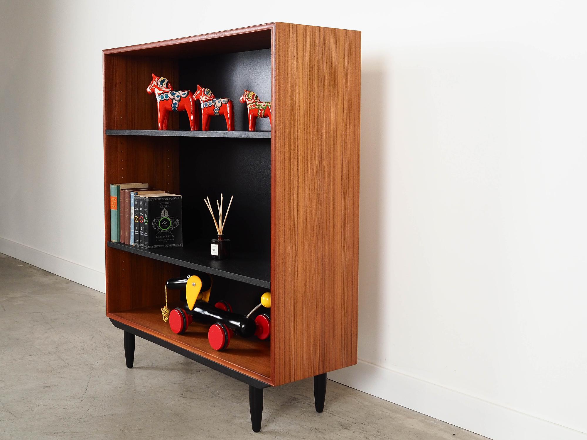Teak bookshelf Brown 1970s 3