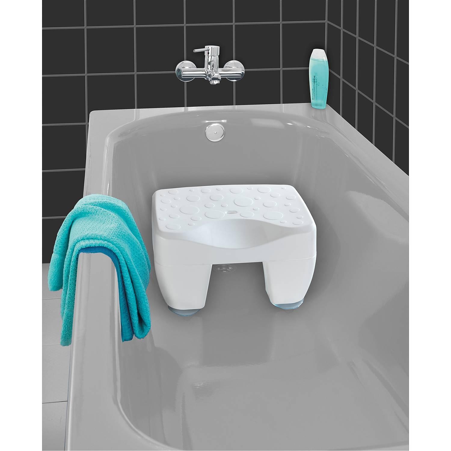 Secura Badewannenhocker Kunststoff Weiß 2