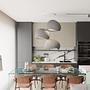 3-Flammig Wabi Sabi Claylights Pendelleuchte Beton Grau 3