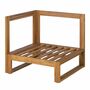 Mavre Loungeecke Akazienholz Textil Beige 1