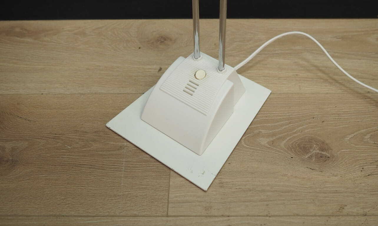 Vintage floor lamp Metal Plastic White 1970s 6