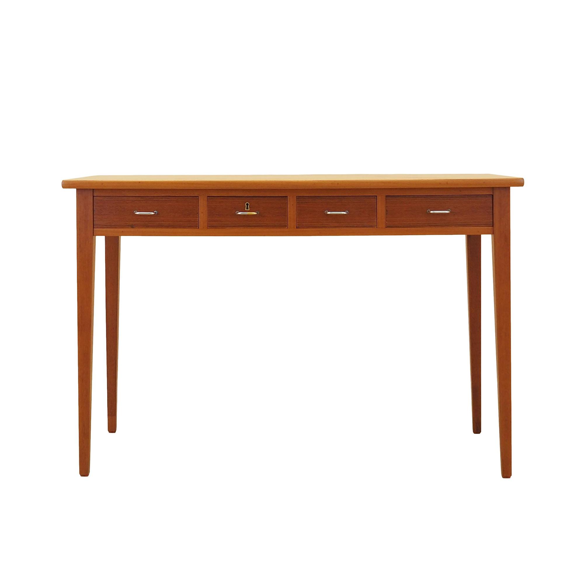 Teak Schreibtisch 1970er Jahre 0
