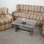 Saporiti Loungesessel Stoff Beige Holz 1960er Jahre 6