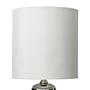 Table lamp John Blended fabric / Glass 1-light White 3